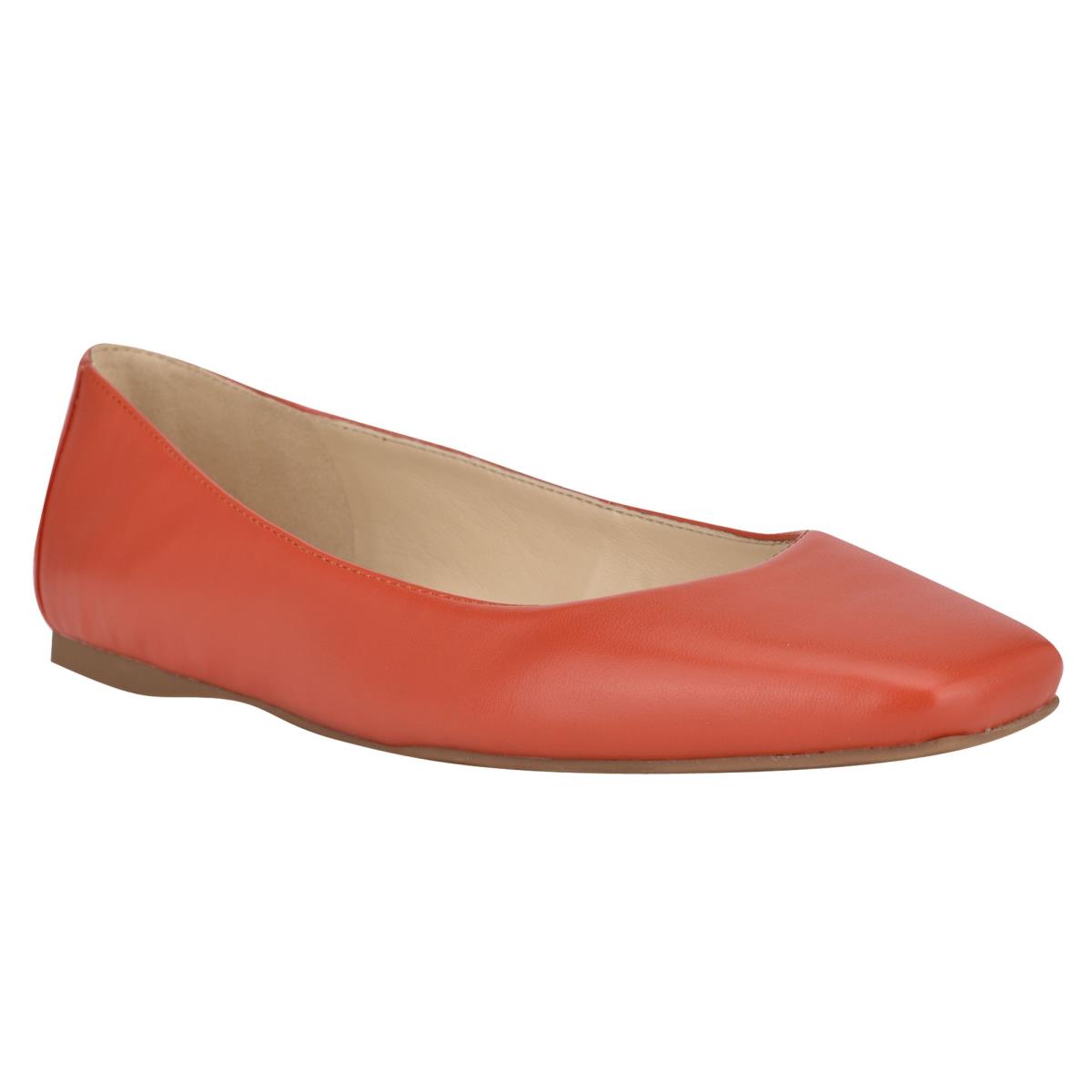 Ballerinas Nine West Alena Square-Puntera Naranjas | 0963FEUOD