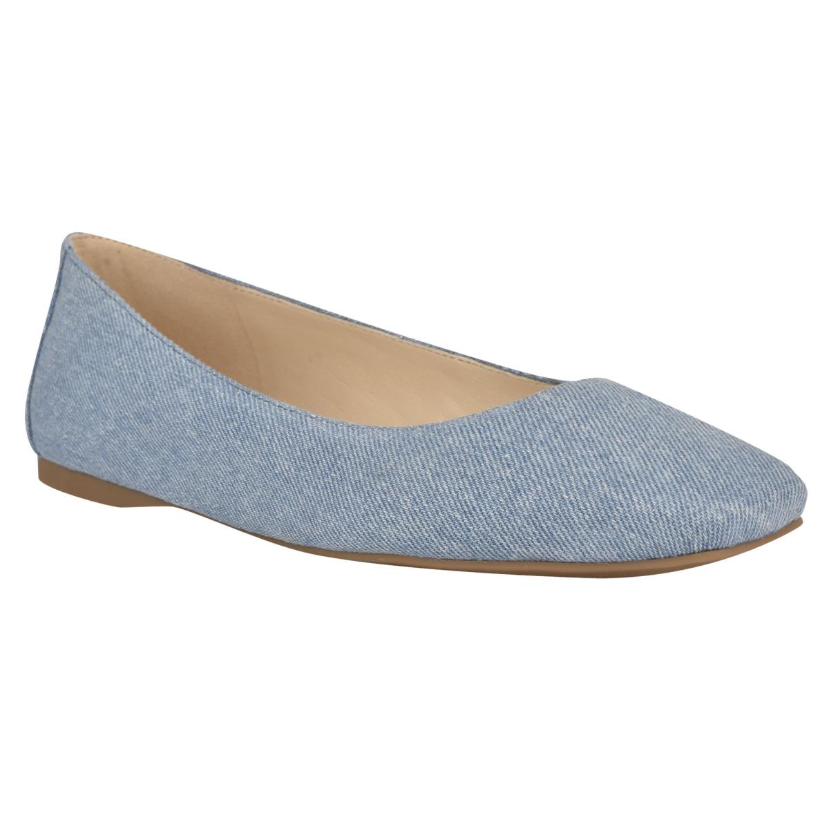 Ballerinas Nine West Alena Square-Puntera Azules | 2857WTXQS