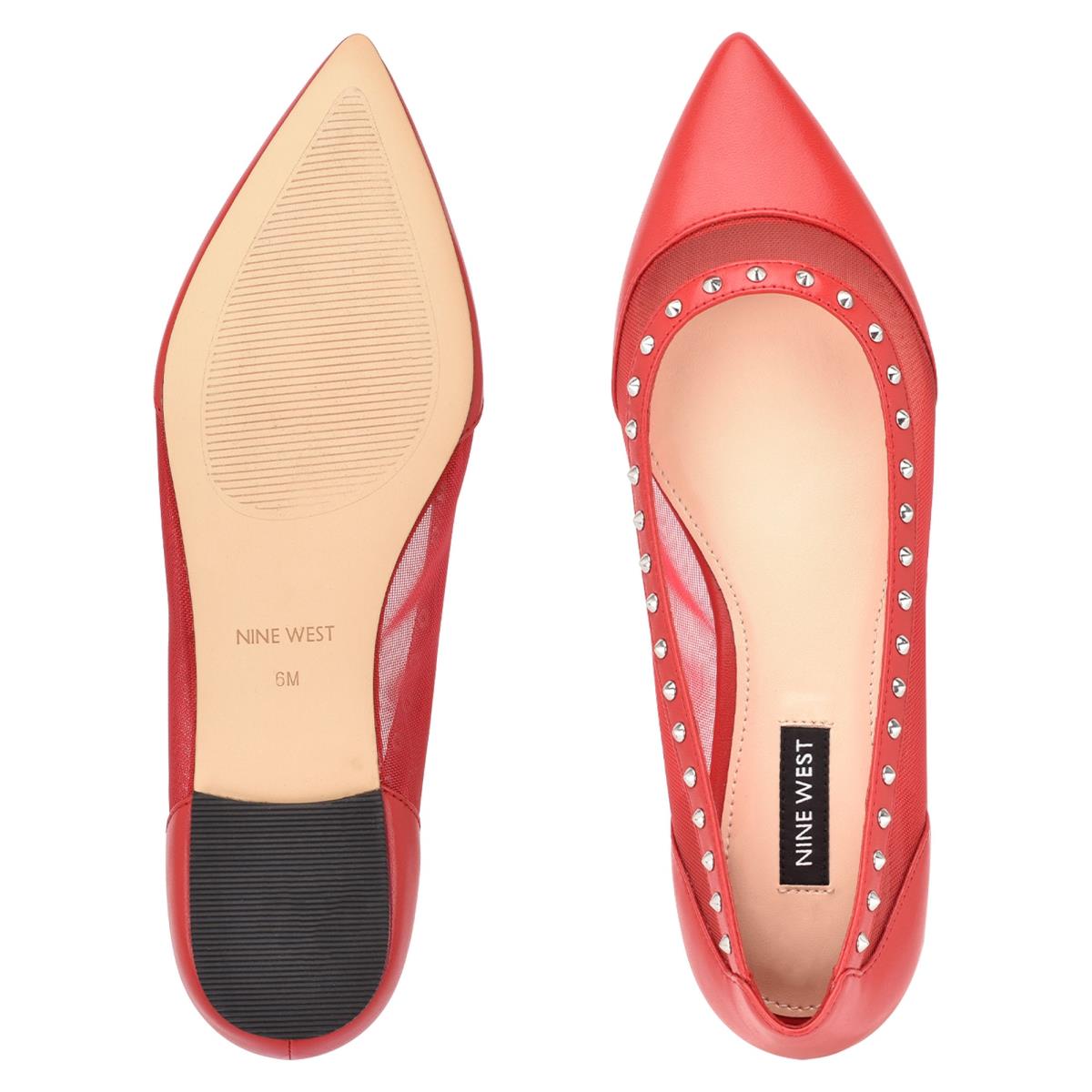 Ballerinas Nine West Bizzie Pointy Puntera Rosas | 3109VXMNA