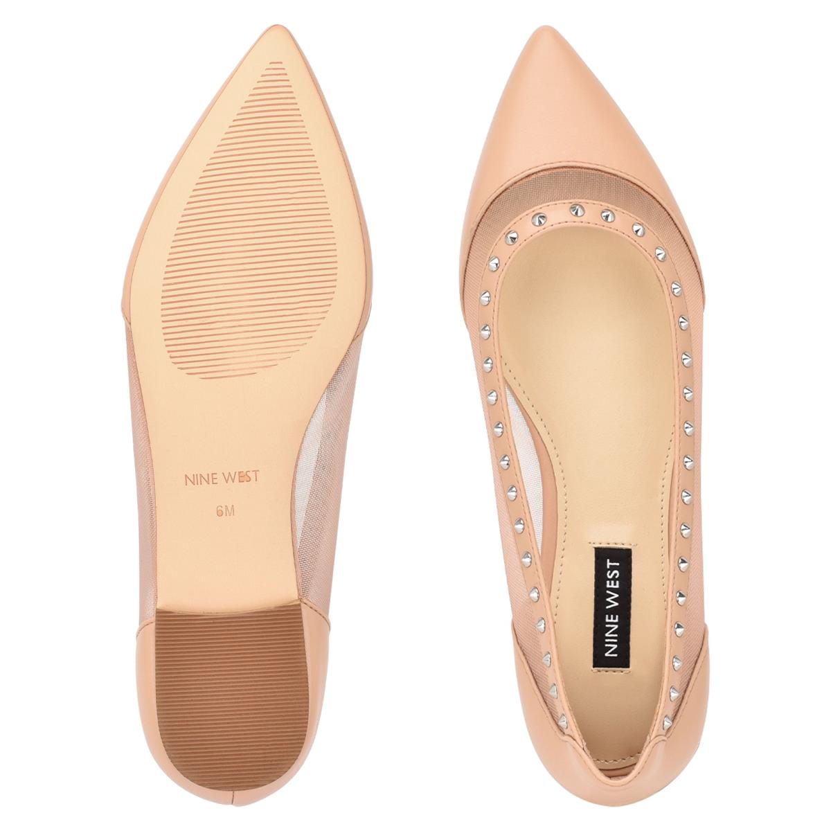 Ballerinas Nine West Bizzie Pointy Puntera Rosas | 4615DLQEF