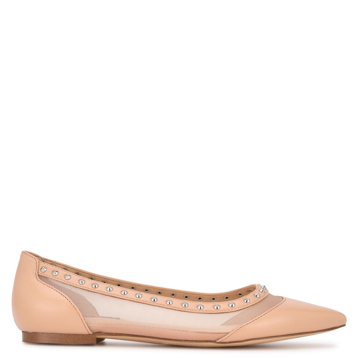 Ballerinas Nine West Bizzie Pointy Puntera Rosas | 4615DLQEF