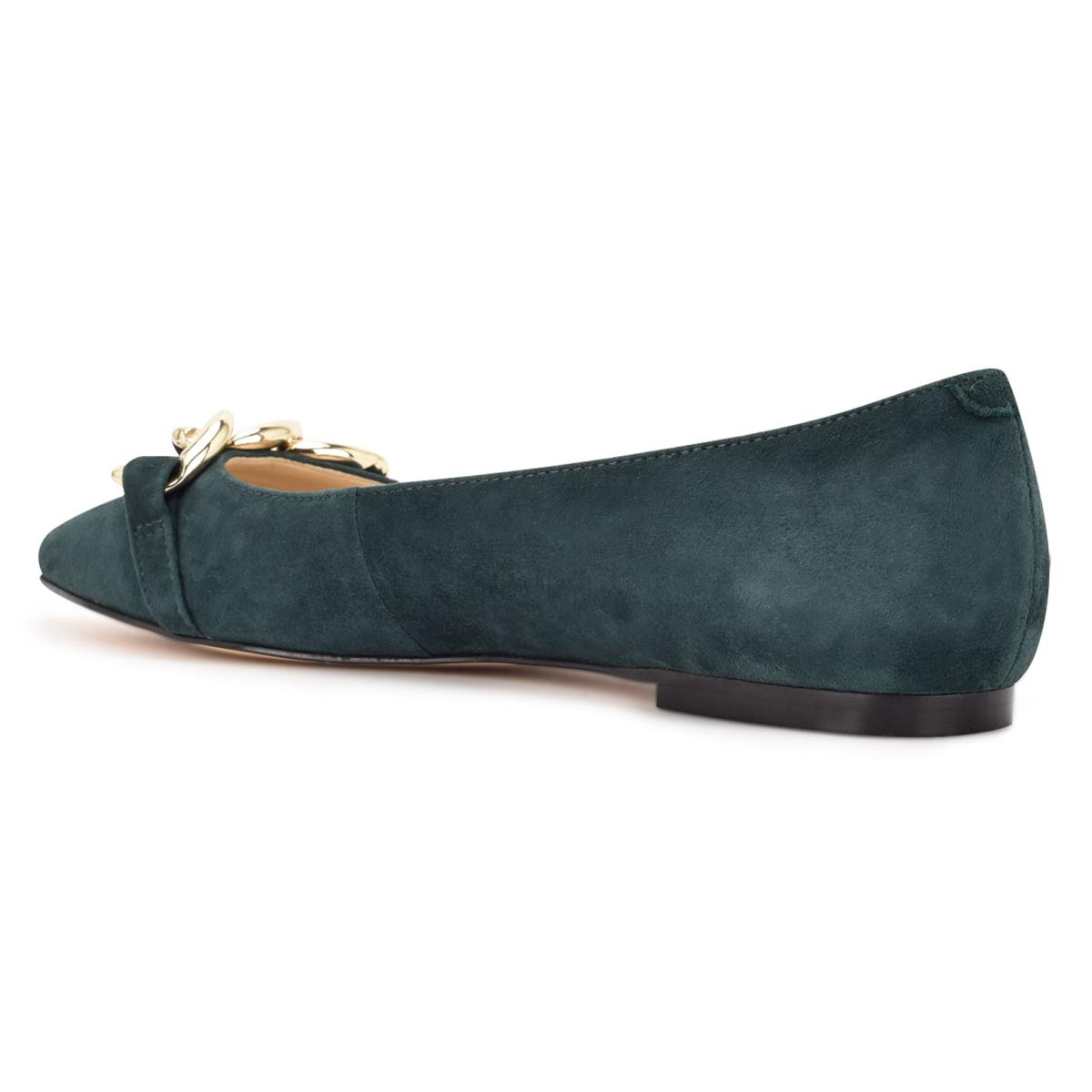 Ballerinas Nine West Brinks Pointy Puntera Azules | 3068OJEHK