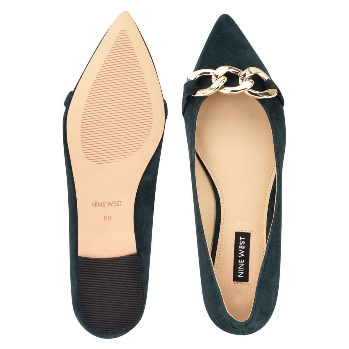 Ballerinas Nine West Brinks Pointy Puntera Azules | 3068OJEHK