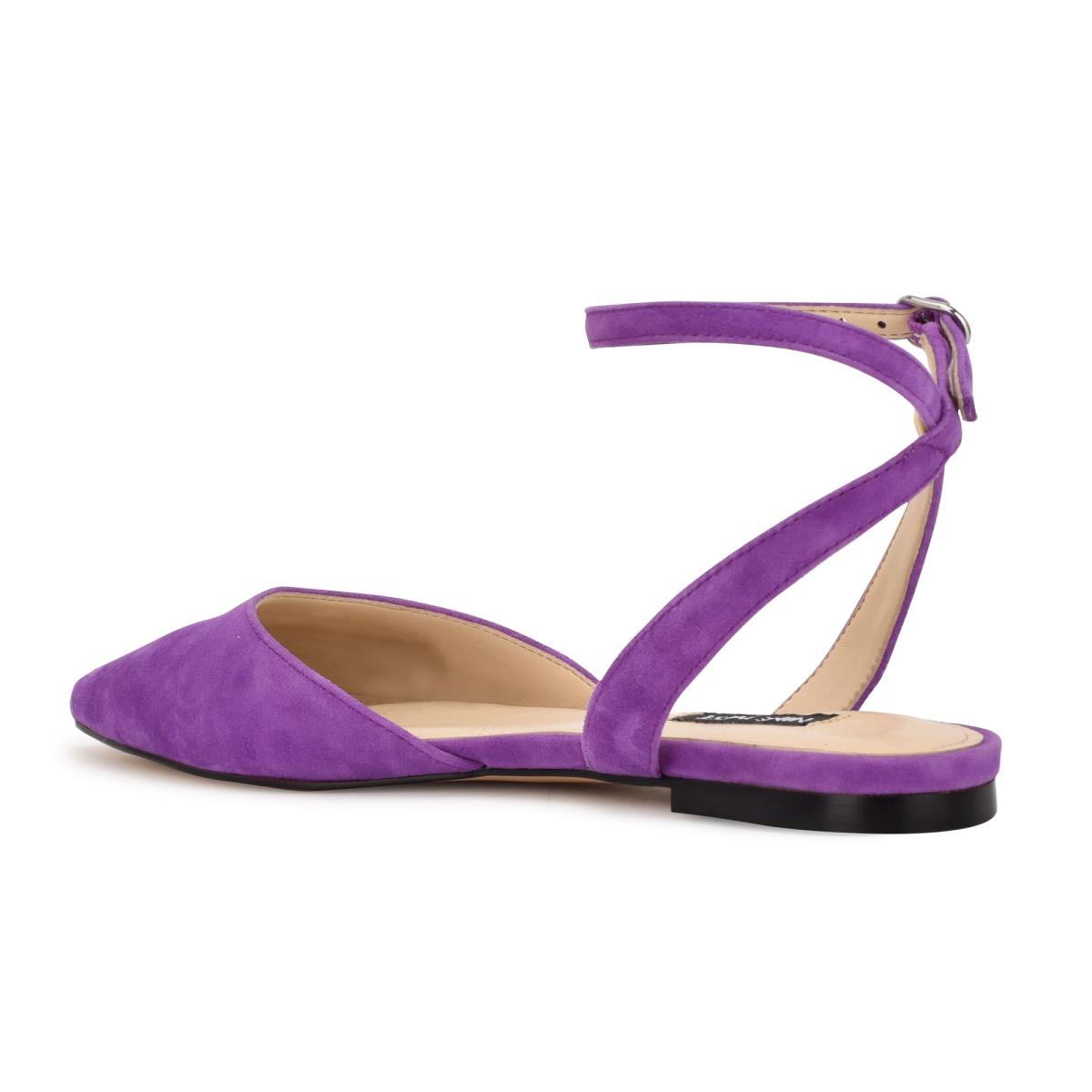 Ballerinas Nine West Briy Pointy Puntera Moradas | 4963JXSCZ