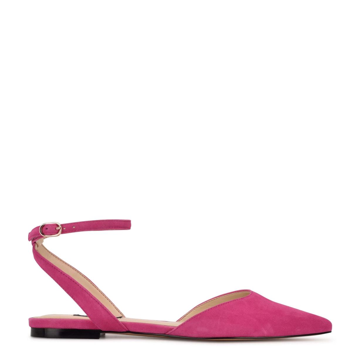 Ballerinas Nine West Briy Pointy Puntera Rosas | 6892LHSRZ