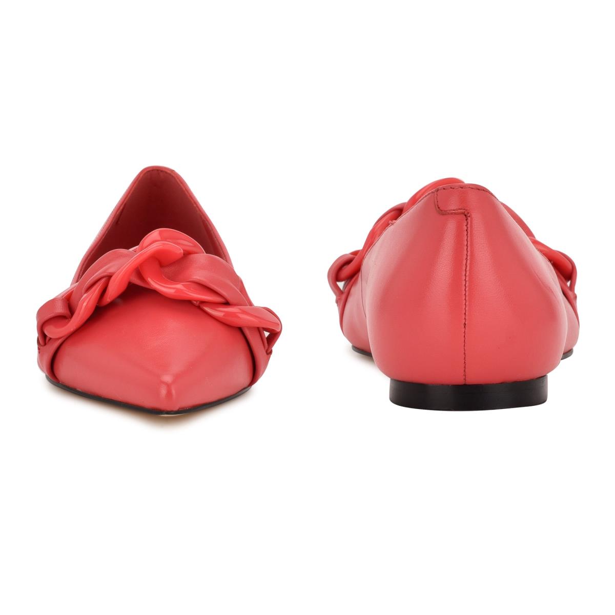 Ballerinas Nine West Buyme Pointy Puntera Coral | 2074GPXOF