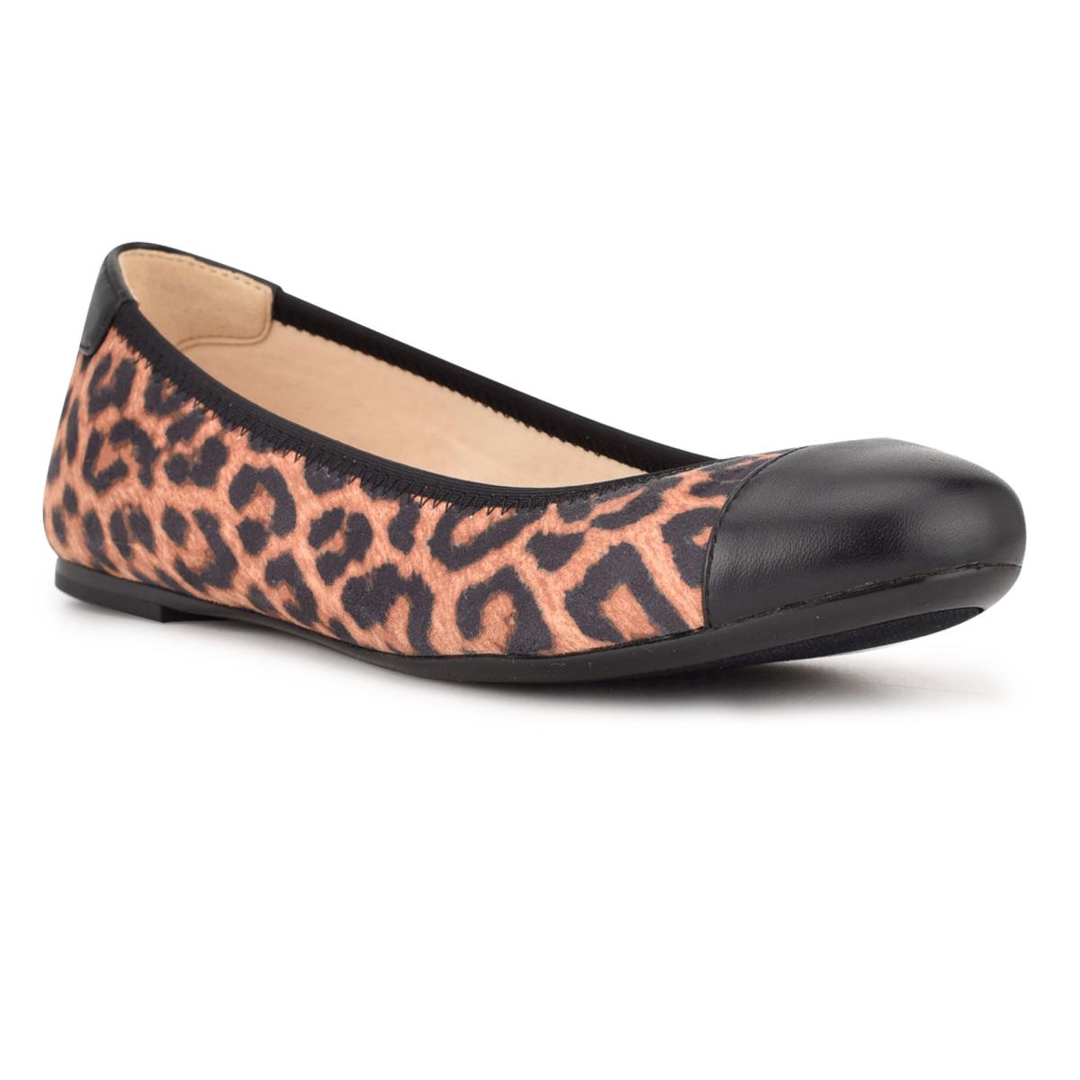 Ballerinas Nine West Capted Ballet Leopardo | 1946BXFGM