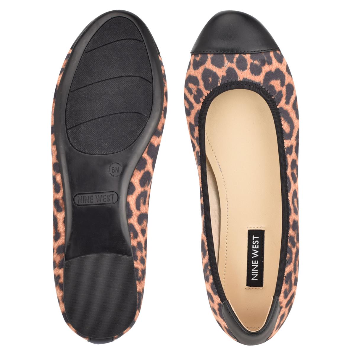 Ballerinas Nine West Capted Ballet Leopardo | 1946BXFGM