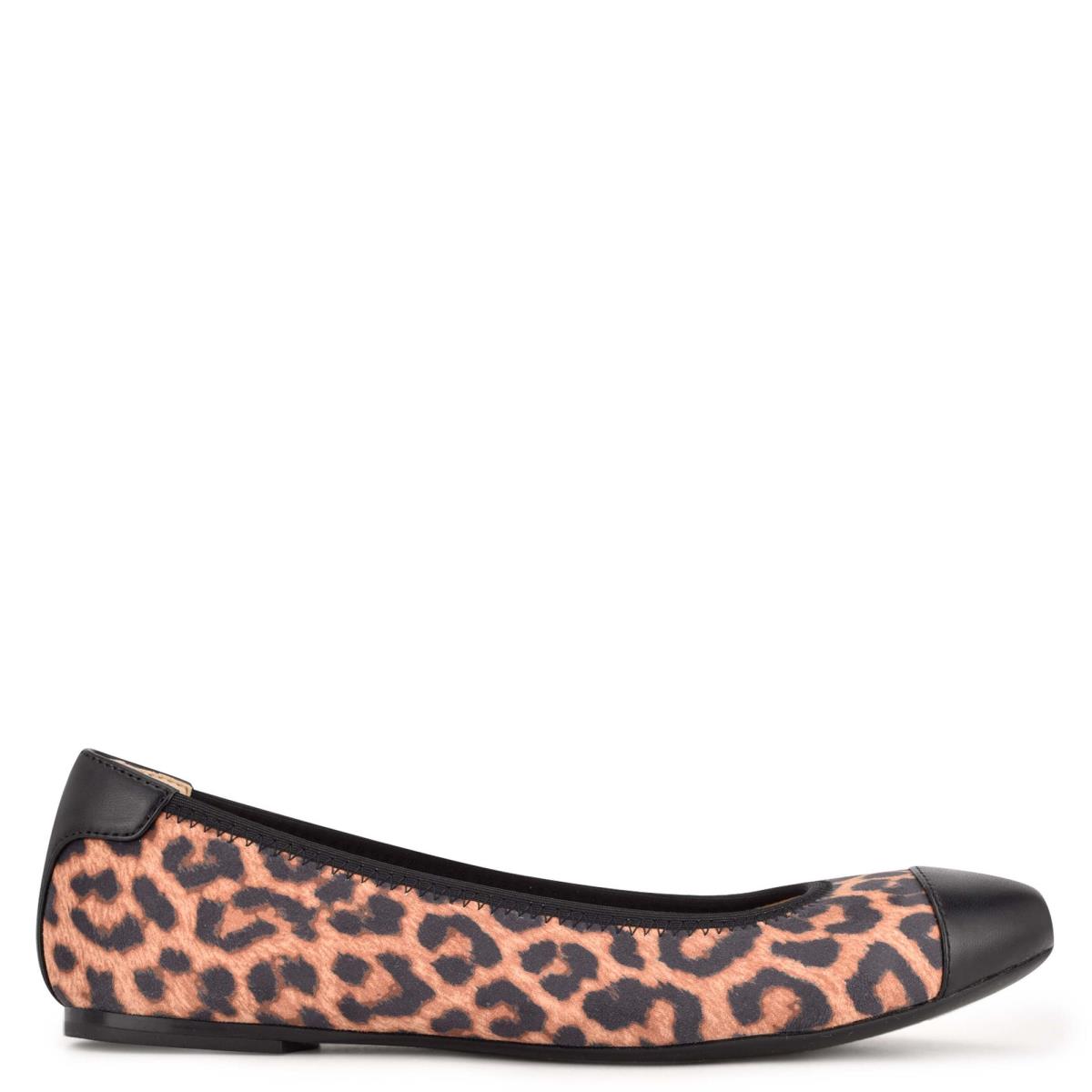 Ballerinas Nine West Capted Ballet Leopardo | 1946BXFGM