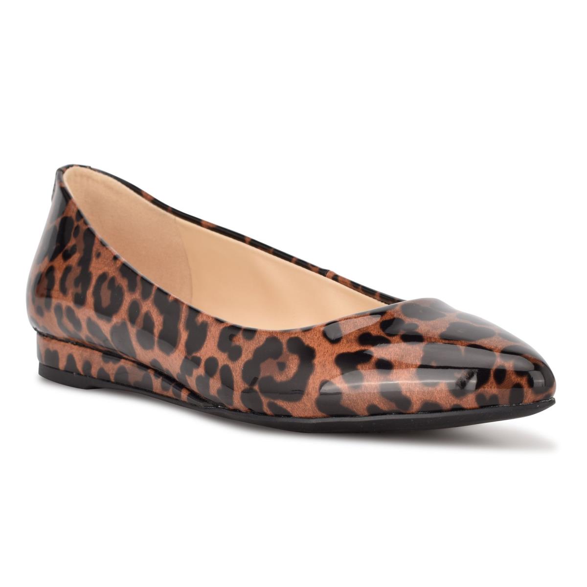 Ballerinas Nine West Ferdi 9x9 Pointy Puntera Serpent | 6793HPMSQ