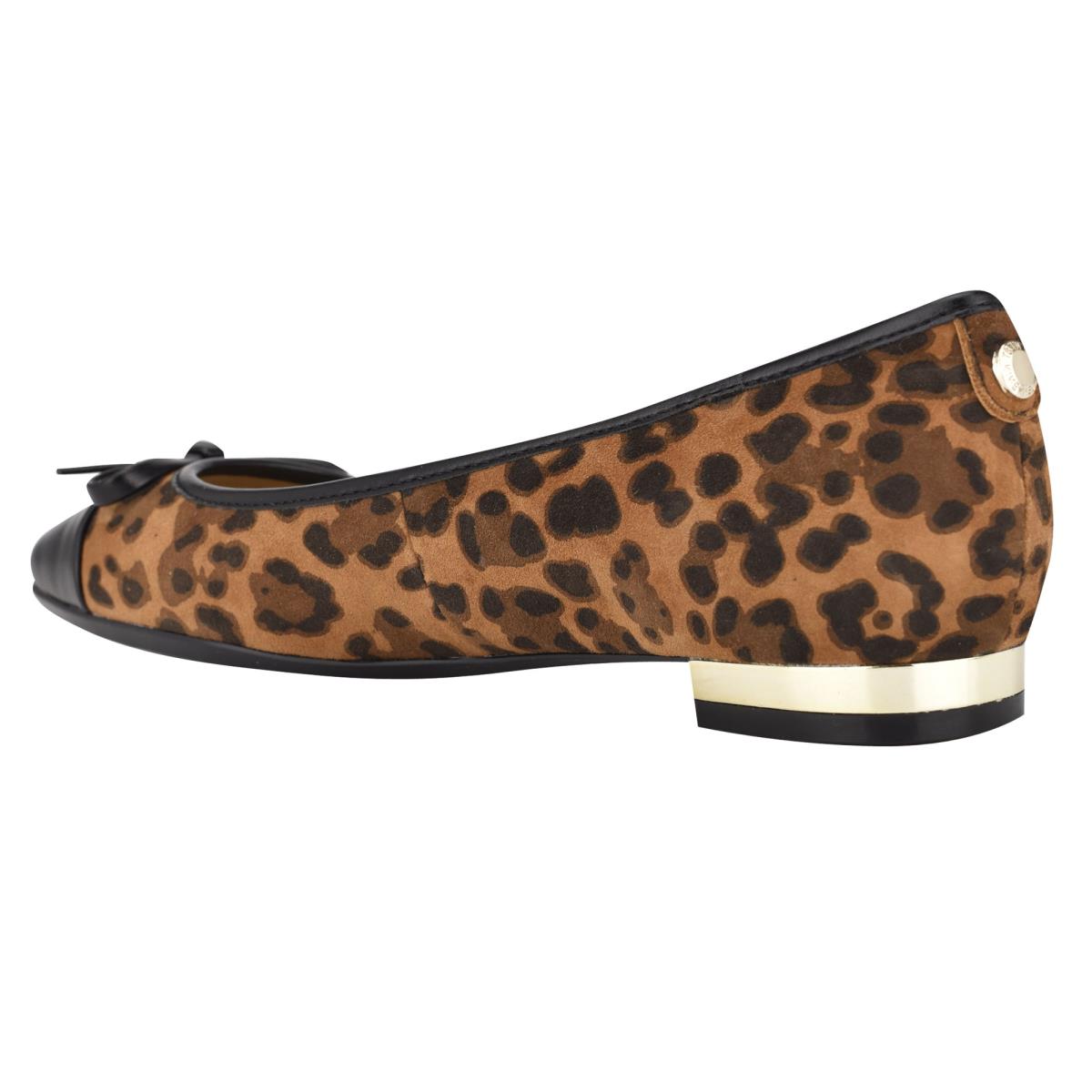 Ballerinas Nine West Olly 9x9 Ballet Leopardo | 7218SLGJM