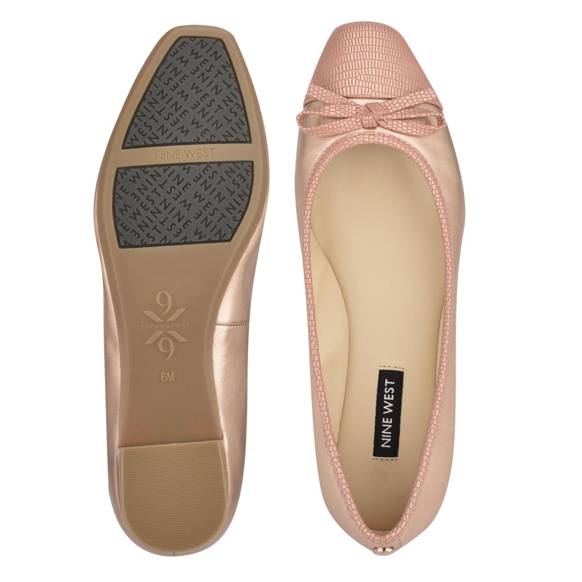 Ballerinas Nine West Olly 9x9 Ballet Rosas | 3826UXLTY