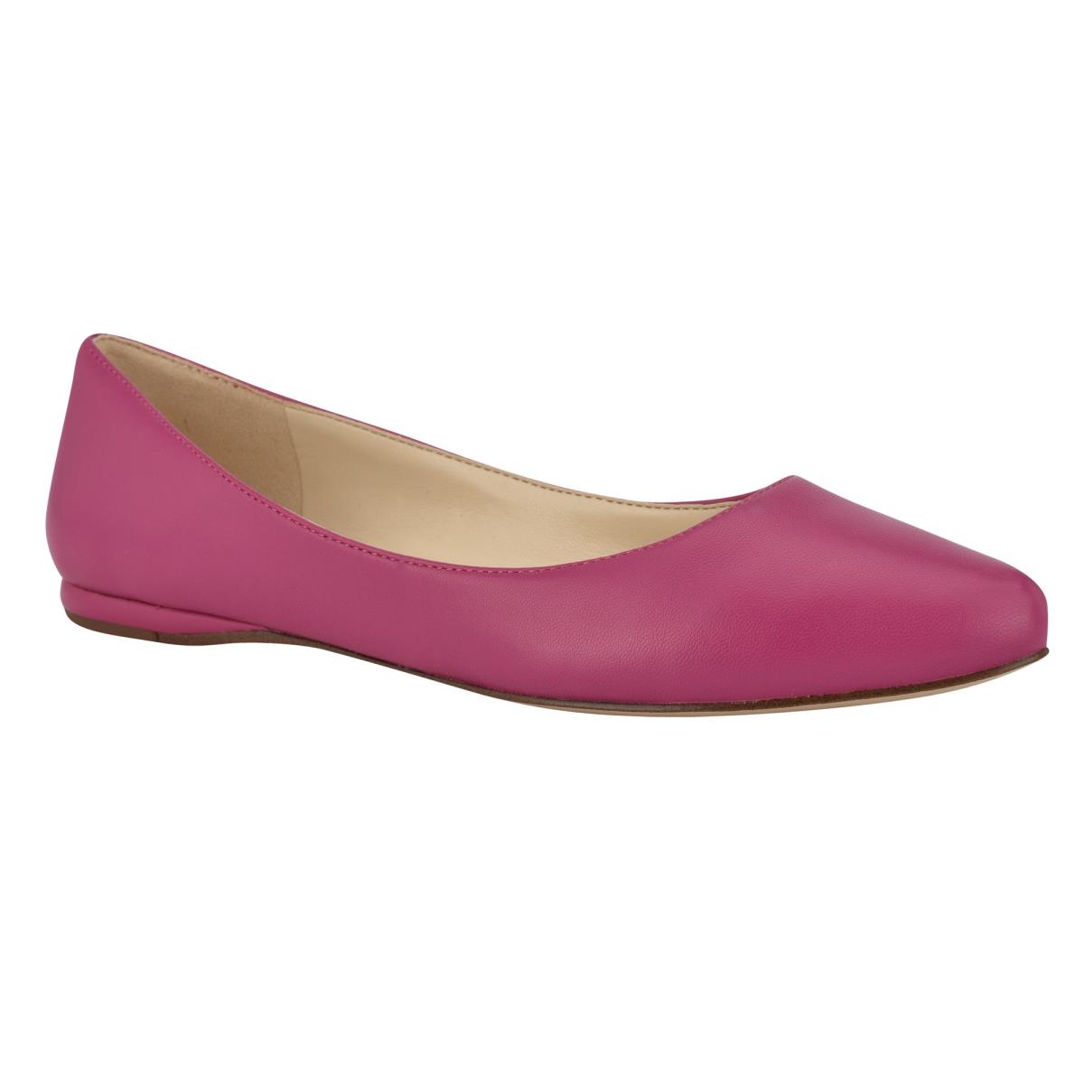 Ballerinas Nine West Speakup Almond Puntera Rosas | 0512YAVRW