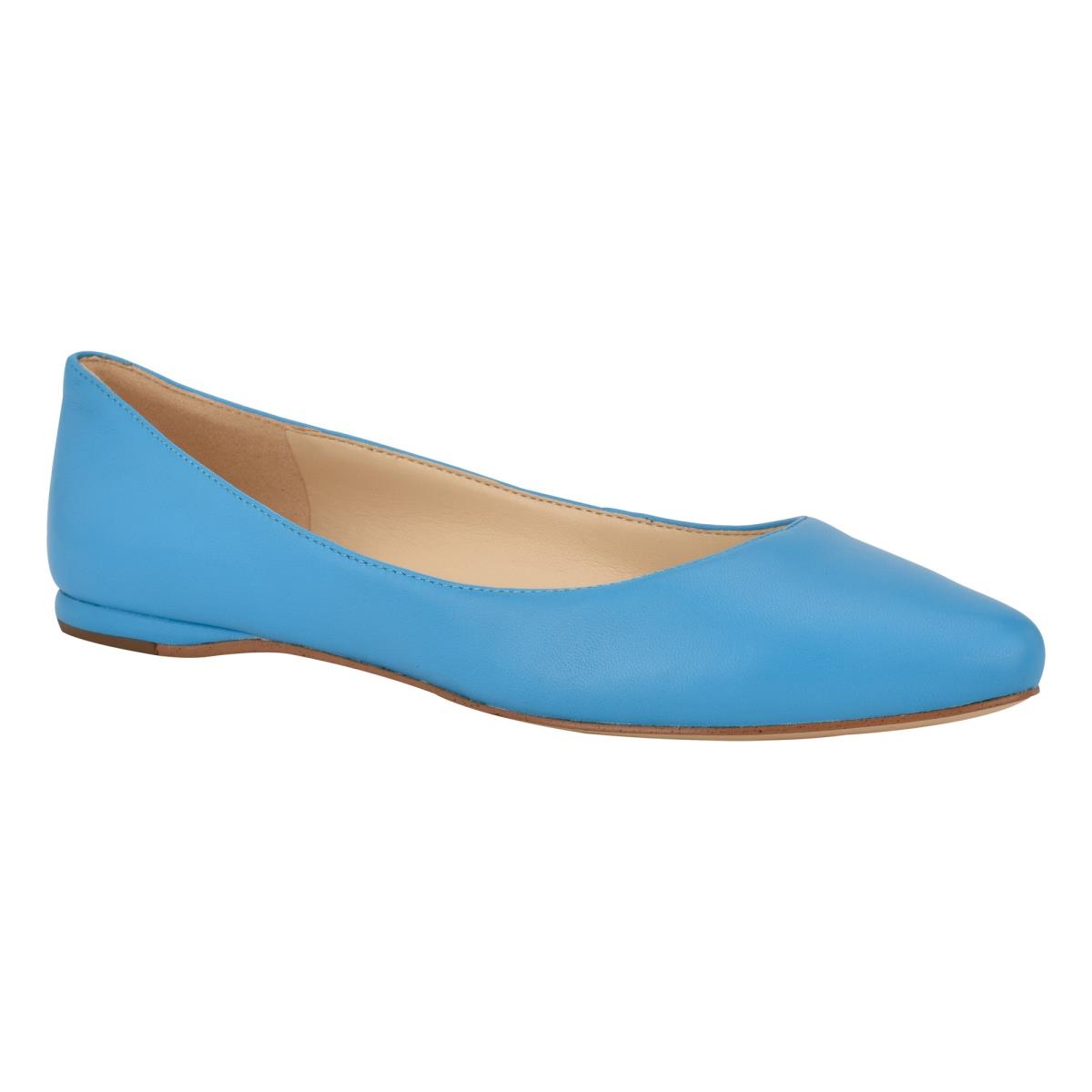 Ballerinas Nine West Speakup Almond Puntera Azules | 1367CLNKH