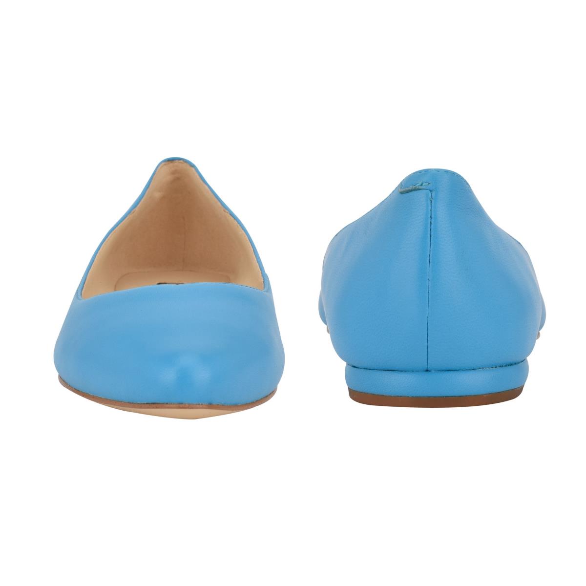 Ballerinas Nine West Speakup Almond Puntera Azules | 1367CLNKH