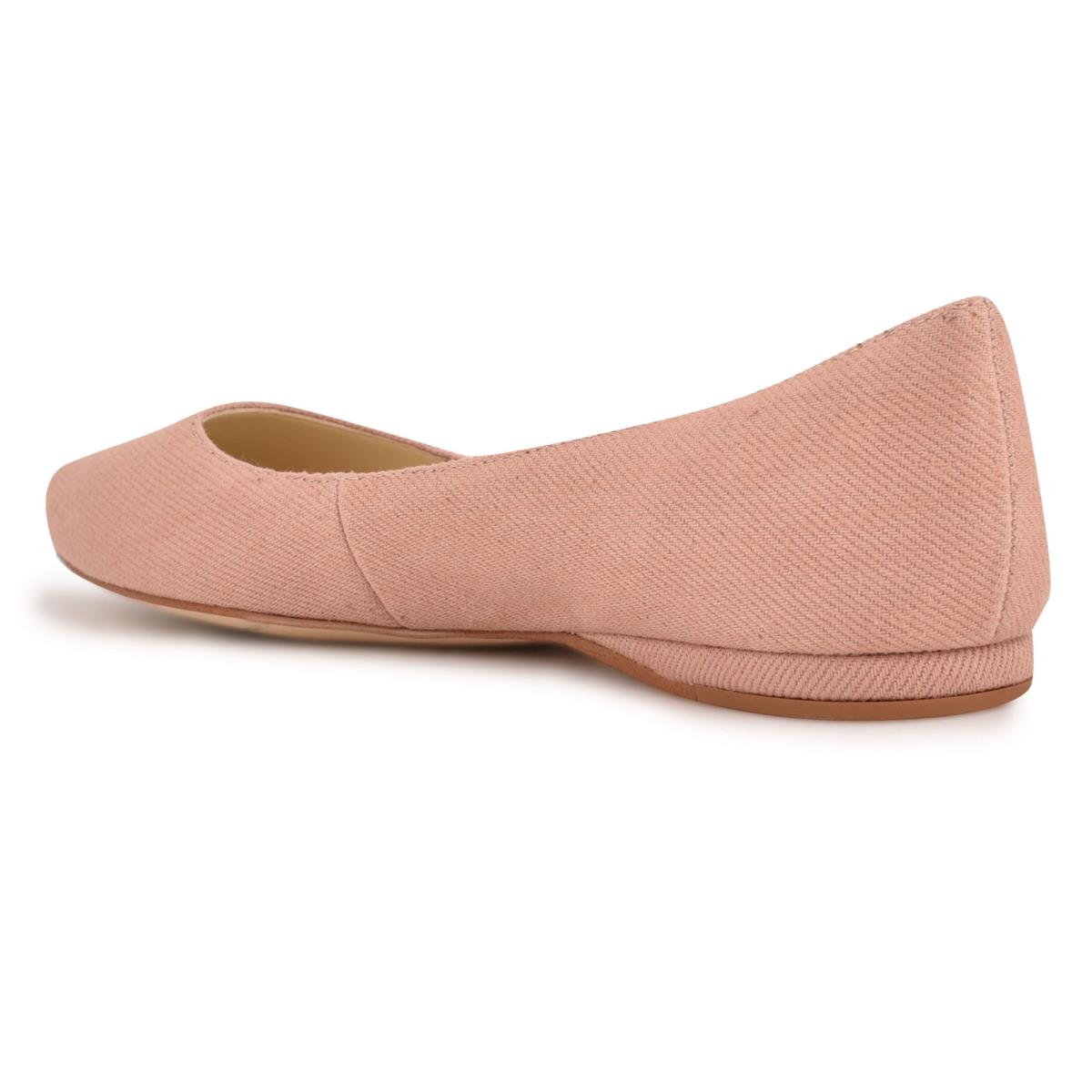 Ballerinas Nine West Speakup Almond Puntera Rosas | 3214CWRJA