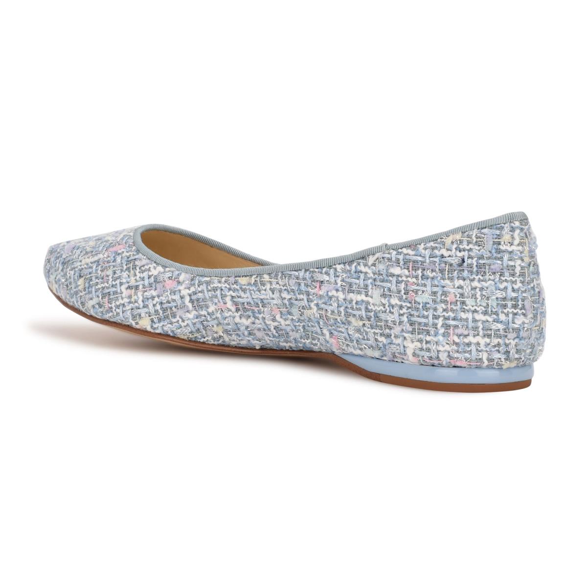 Ballerinas Nine West Speakup Almond Puntera Azules Claro | 7023UYCJP