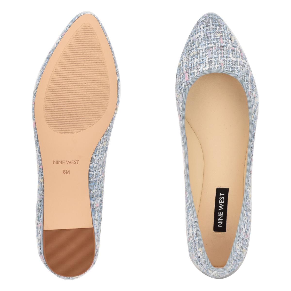 Ballerinas Nine West Speakup Almond Puntera Azules Claro | 7023UYCJP