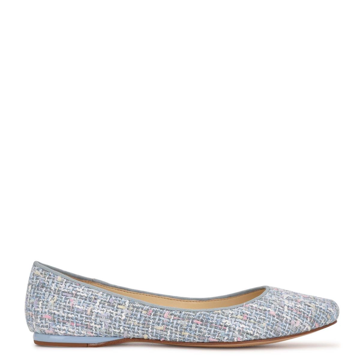 Ballerinas Nine West Speakup Almond Puntera Azules Claro | 7023UYCJP