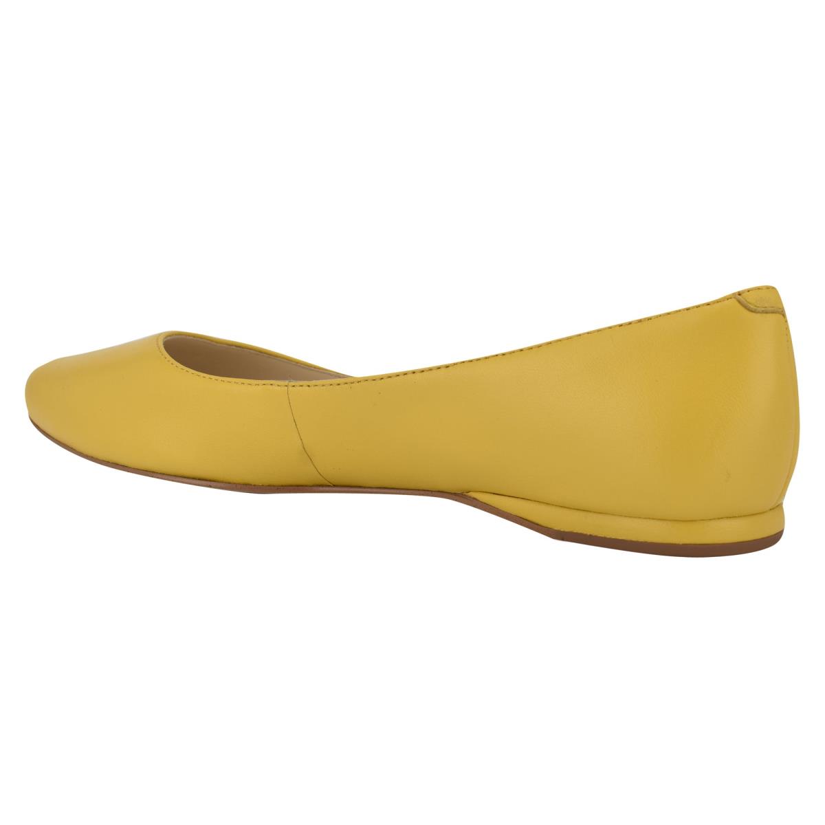 Ballerinas Nine West Speakup Almond Puntera Amarillo | 8752NQKLU