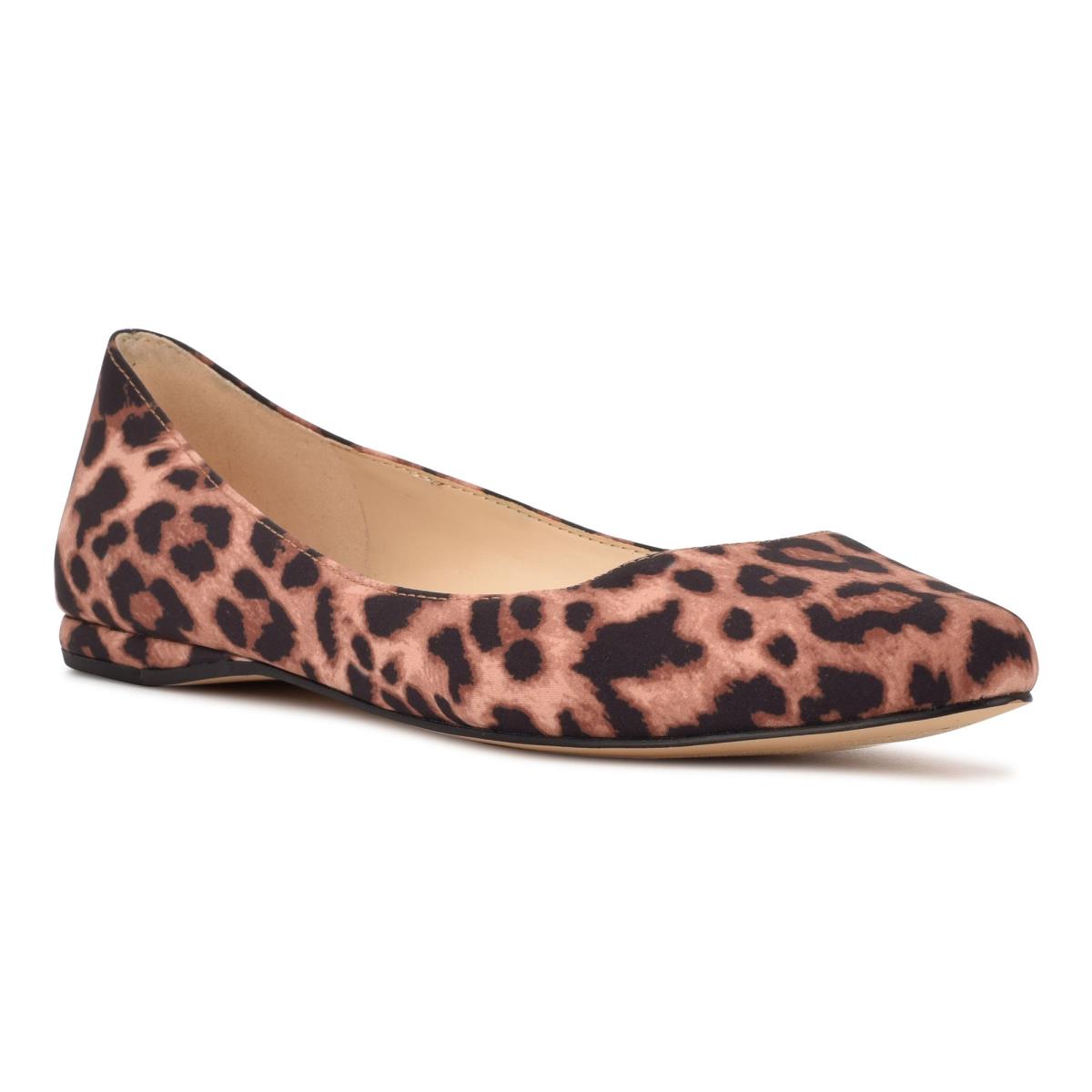 Ballerinas Nine West Speakup Almond Puntera Leopardo | 9841MKWZO