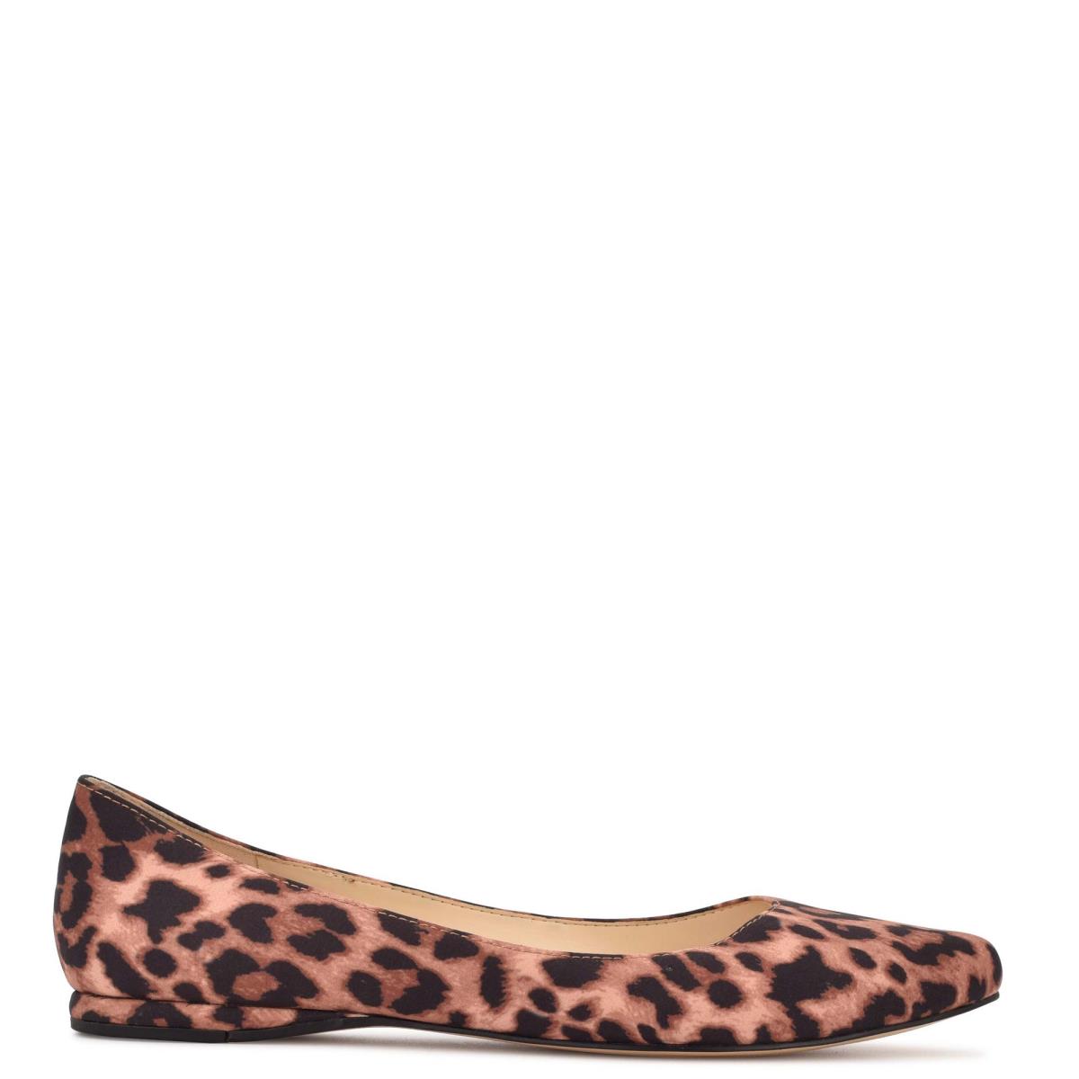 Ballerinas Nine West Speakup Almond Puntera Leopardo | 9841MKWZO