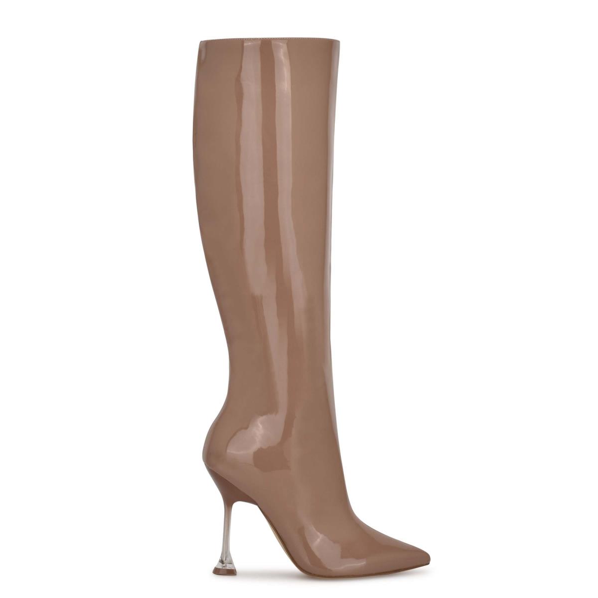 Botas De Vestir Nine West Talya Marrones | 9563RSDAP