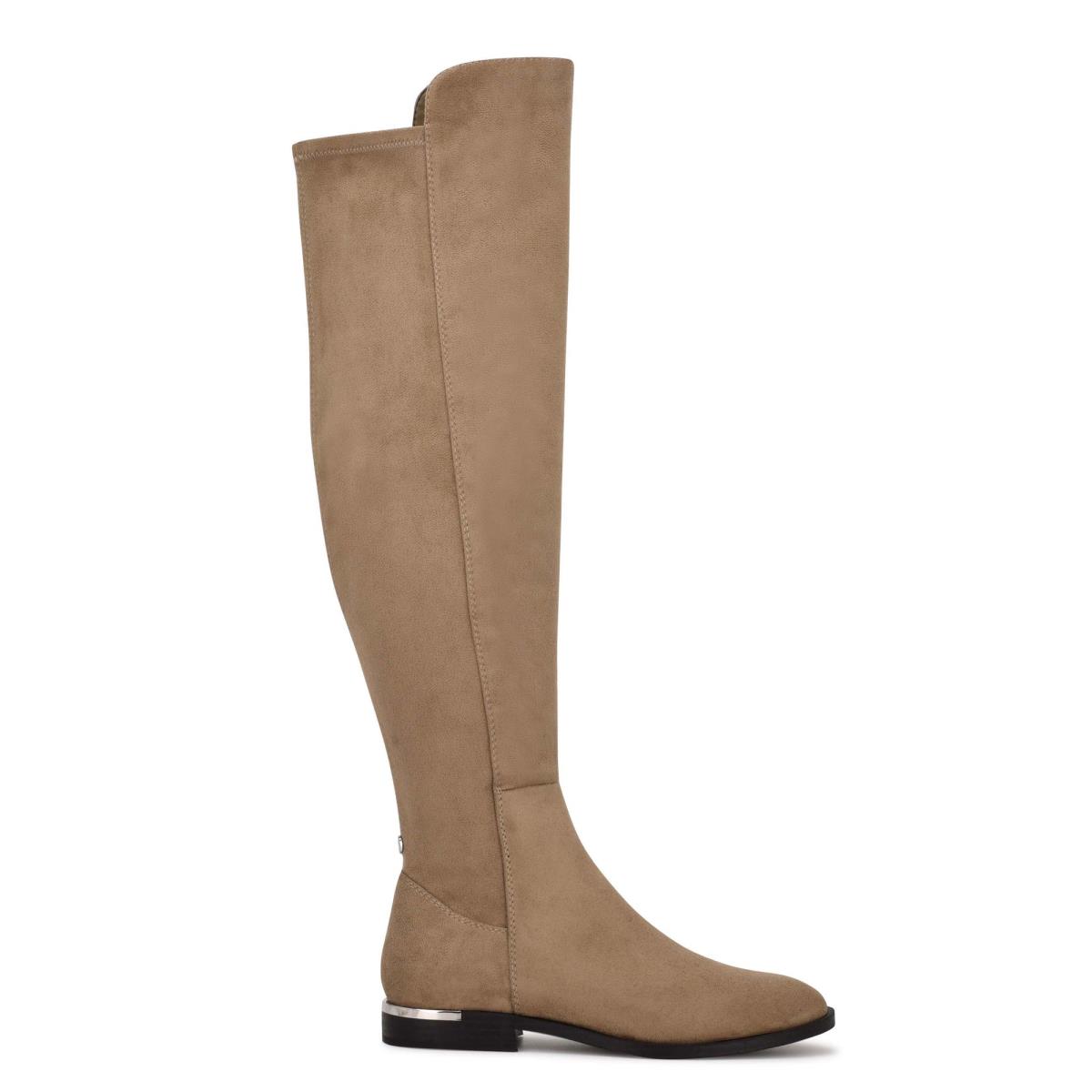 Botas Nine West Allair Anchos Calf Over the Knee Marrones | 5231WEUYK