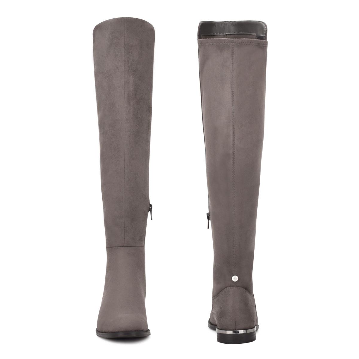 Botas Nine West Allair Over the Knee Gris | 8309LUGSD