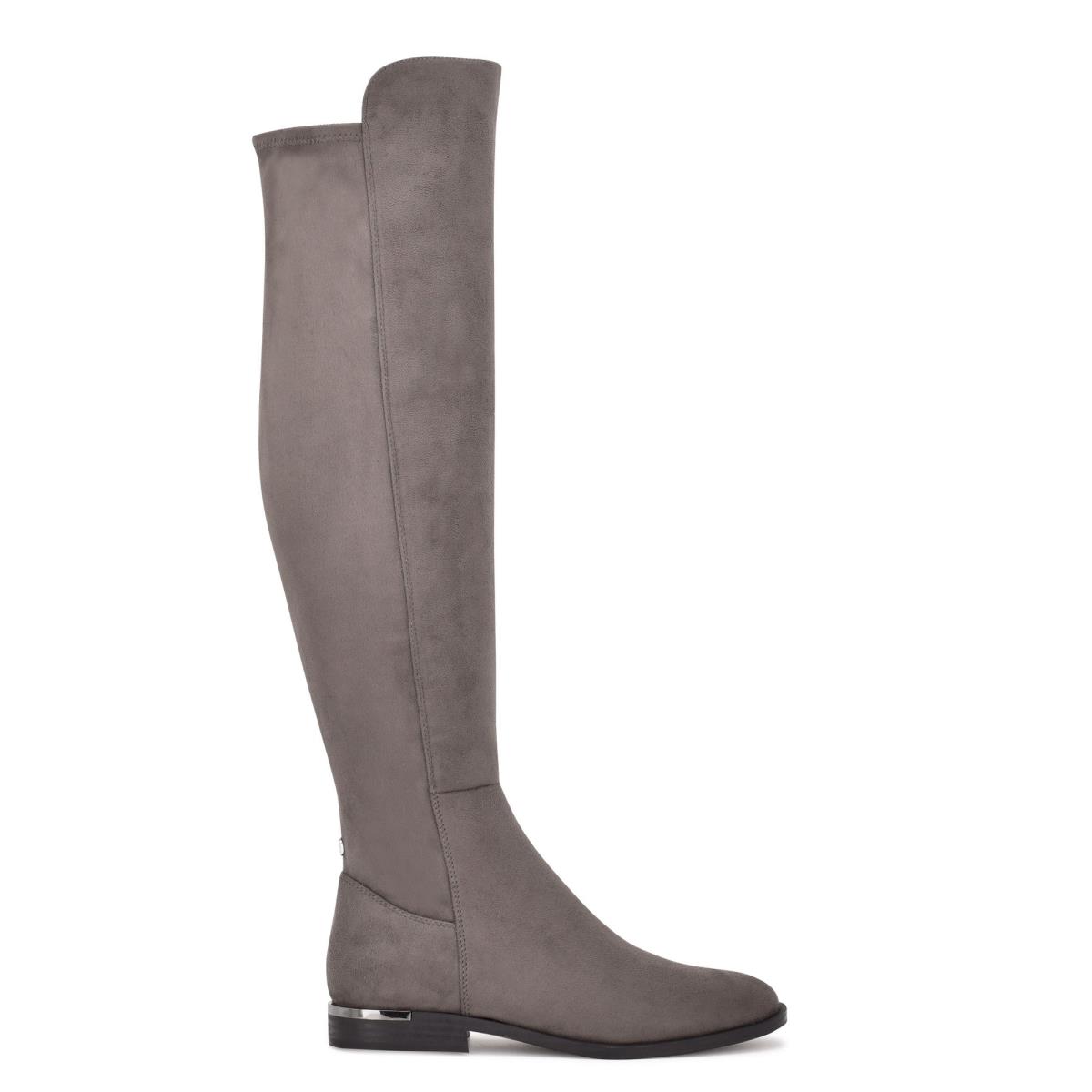 Botas Nine West Allair Over the Knee Gris | 8309LUGSD