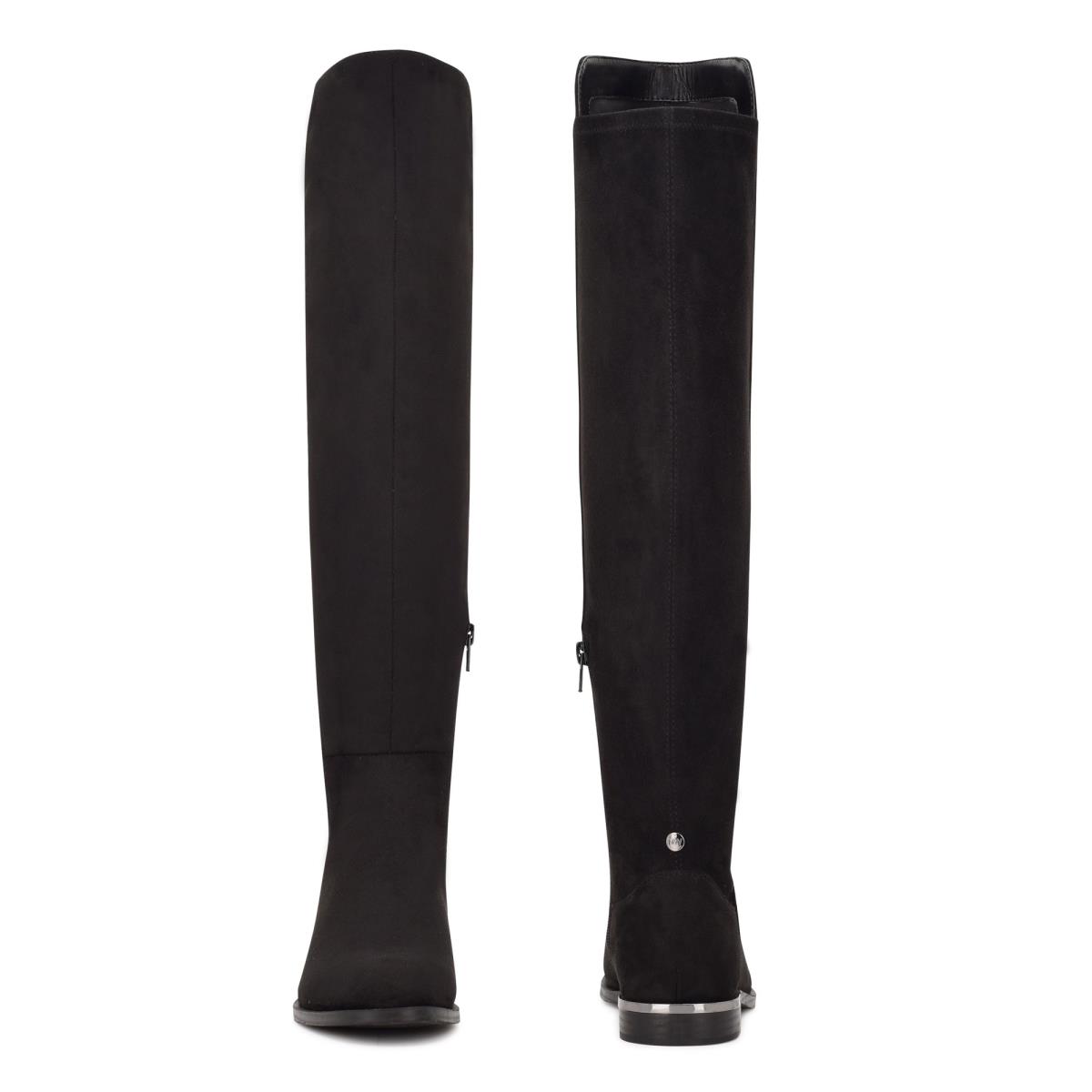 Botas Nine West Allair Over the Knee Negras | 8045YWZGM