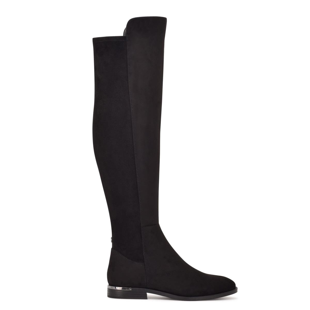 Botas Nine West Allair Over the Knee Negras | 8045YWZGM