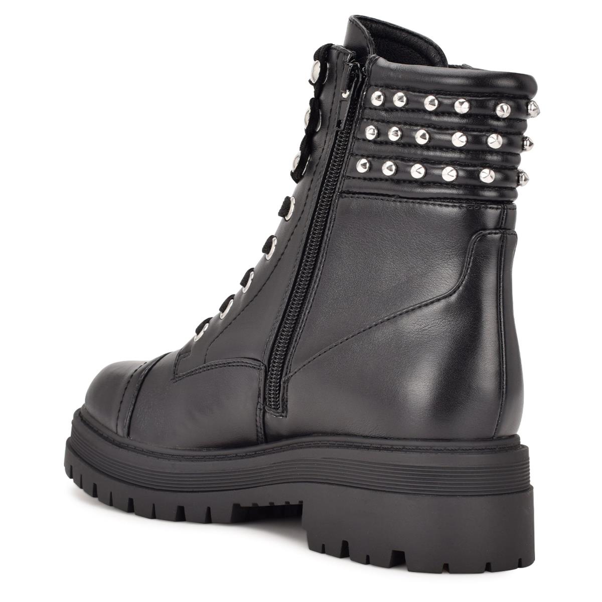 Botas Nine West Pimmz Lug Sole Negras | 4068ZQFNK