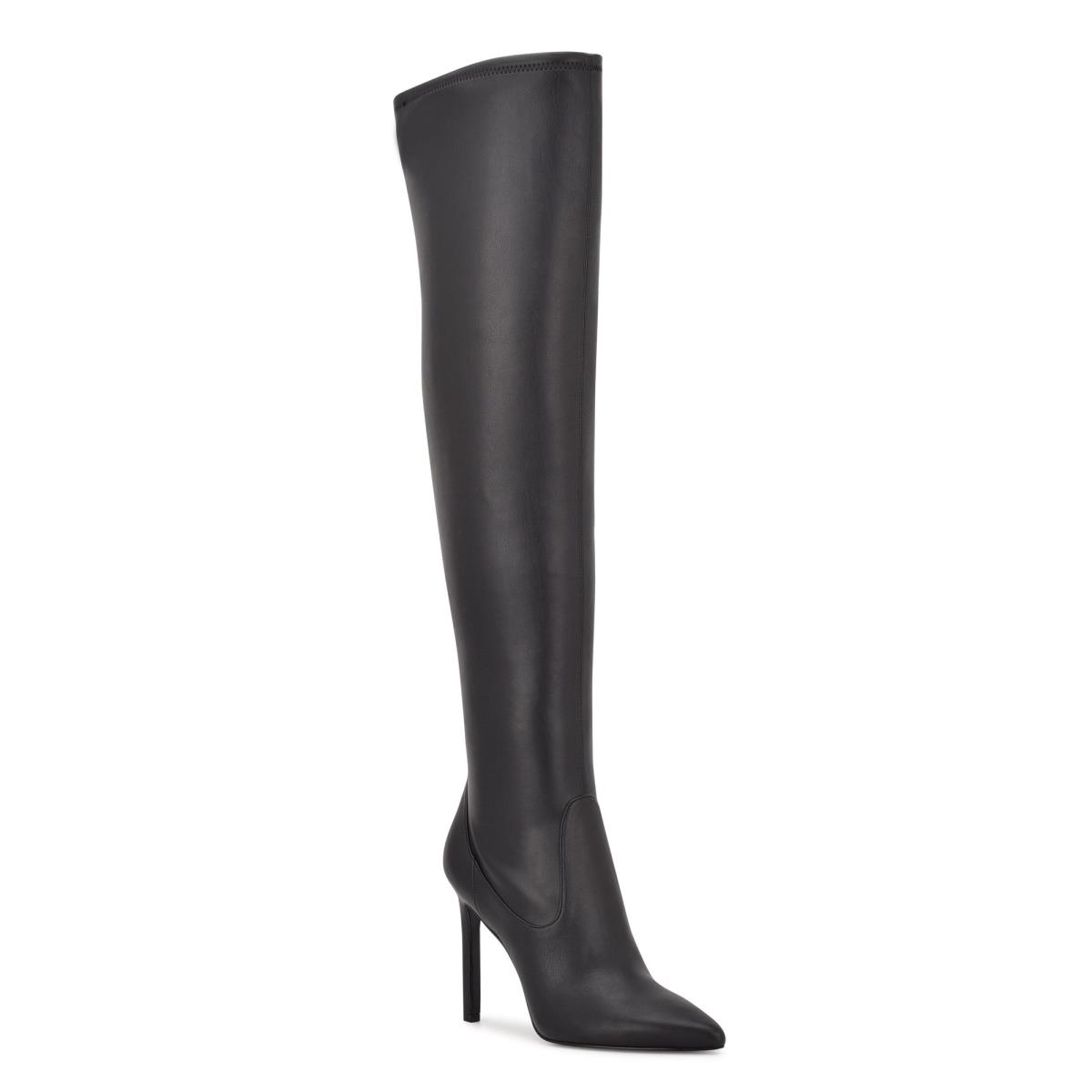 Botas Nine West Tacy Over The Knee Negras | 4287NMWRT