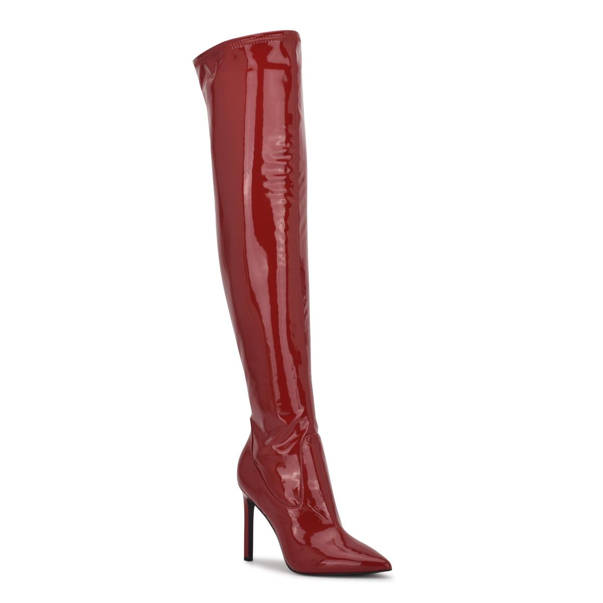 Botas Nine West Tacy Over The Knee Rojas | 6501CGLOZ