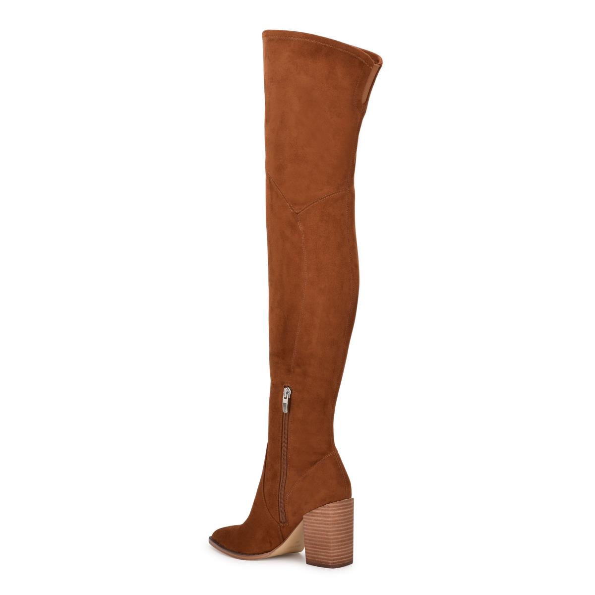 Botas de Tacon Nine West Barret Over The Knee Marrones | 5930TUQIB