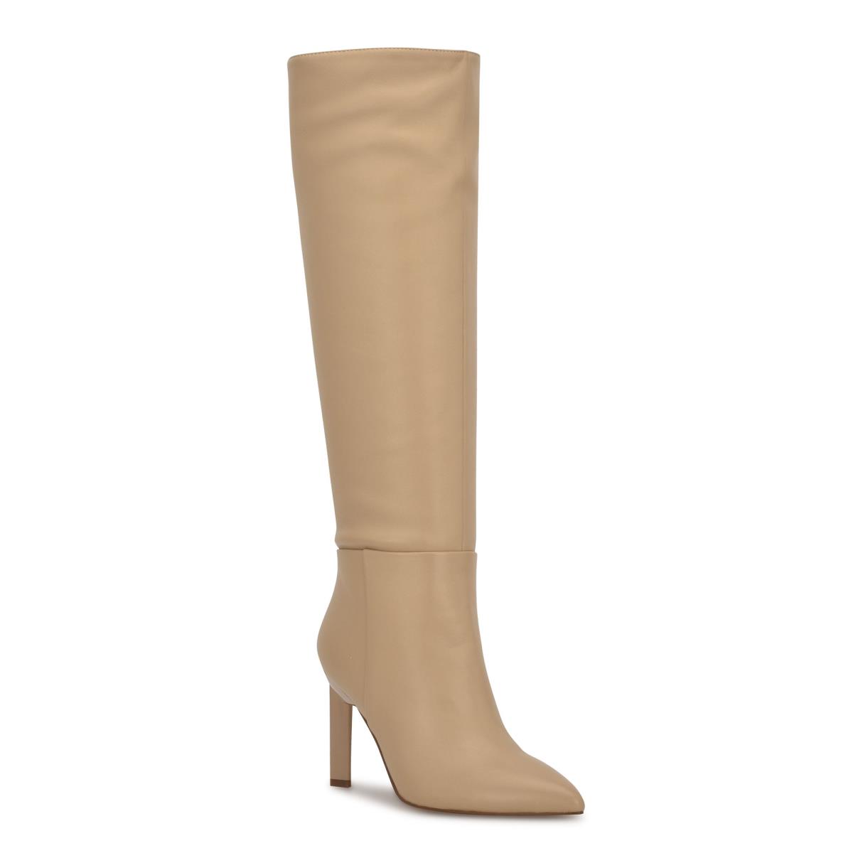 Botas de Tacon Nine West Eardy Marrones | 5413KPZFE