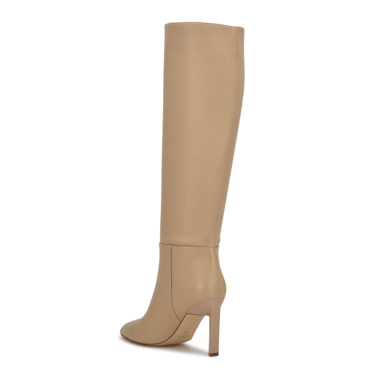 Botas de Tacon Nine West Eardy Marrones | 5413KPZFE