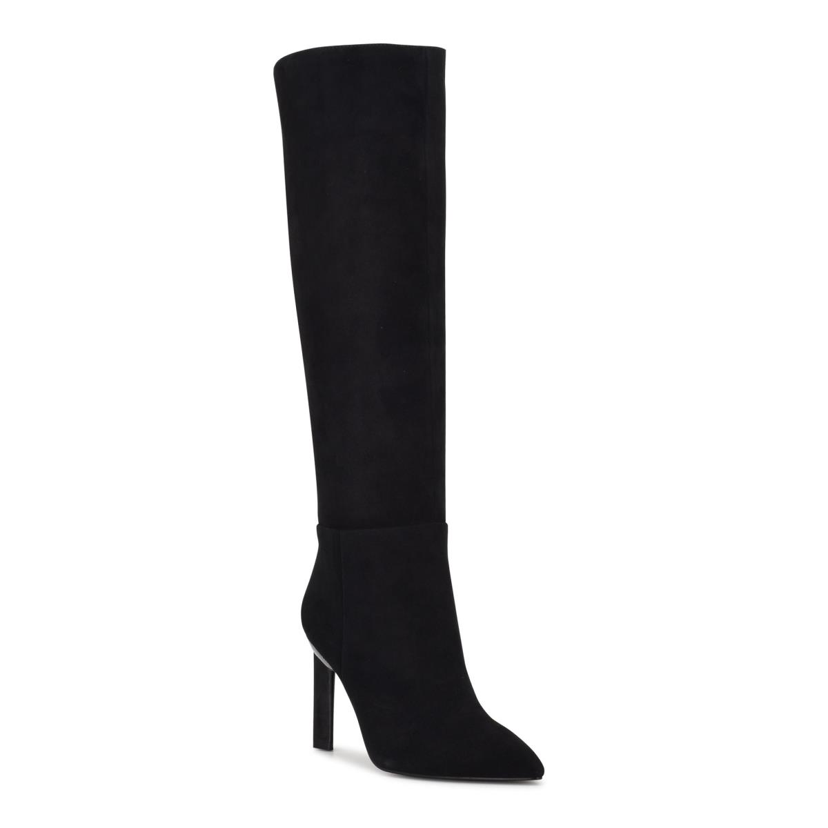 Botas de Tacon Nine West Eardy Negras | 2063IQGPD