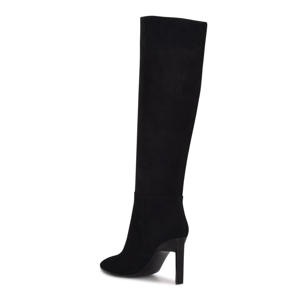 Botas de Tacon Nine West Eardy Negras | 2063IQGPD