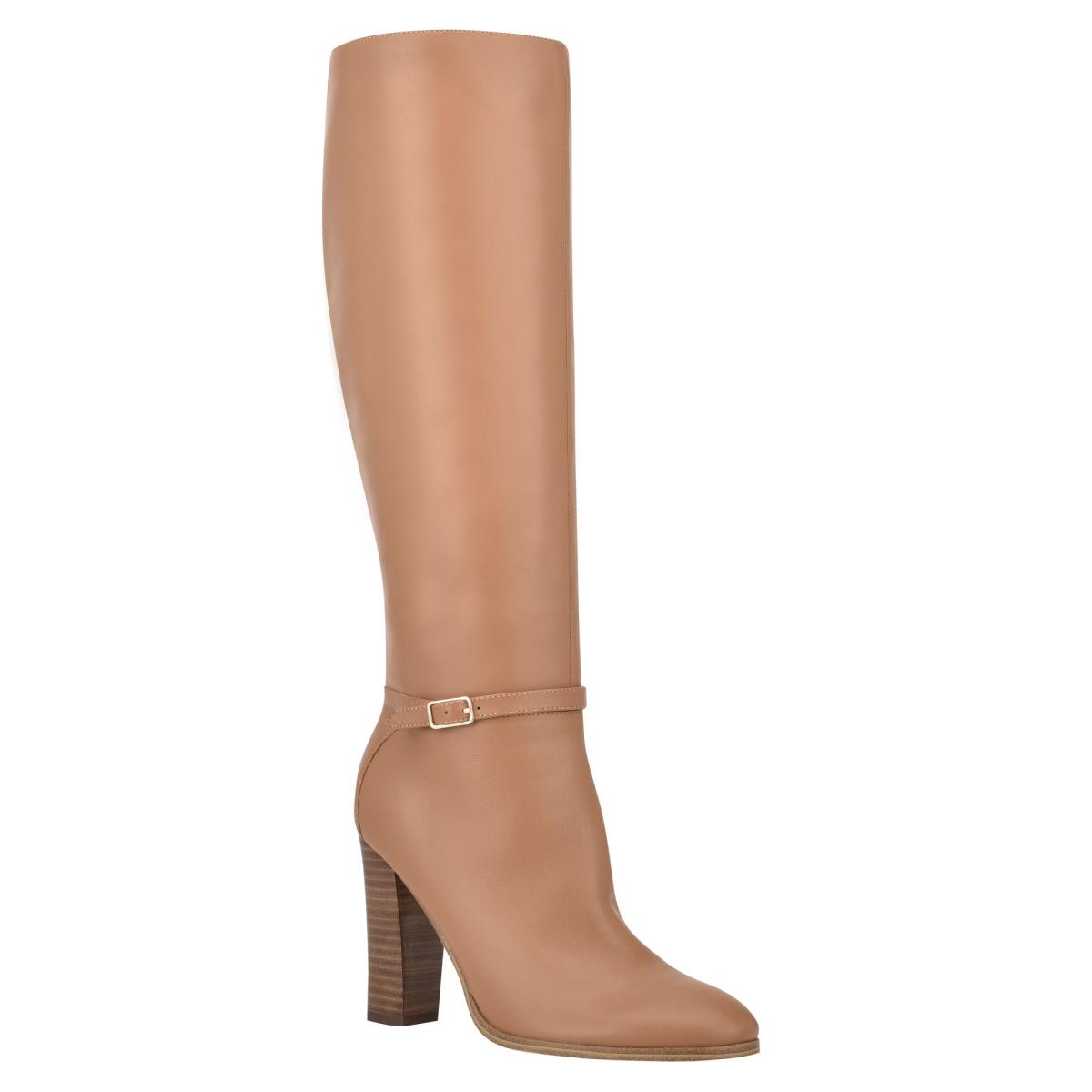 Botas de Tacon Nine West Kimy Beige | 1420LVERX