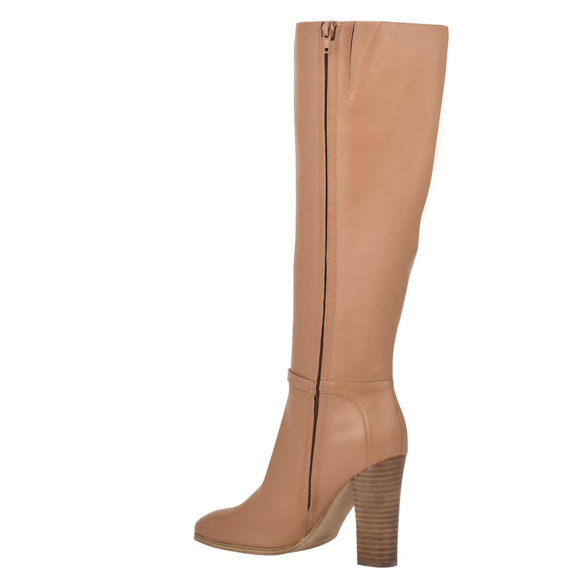 Botas de Tacon Nine West Kimy Beige | 1420LVERX