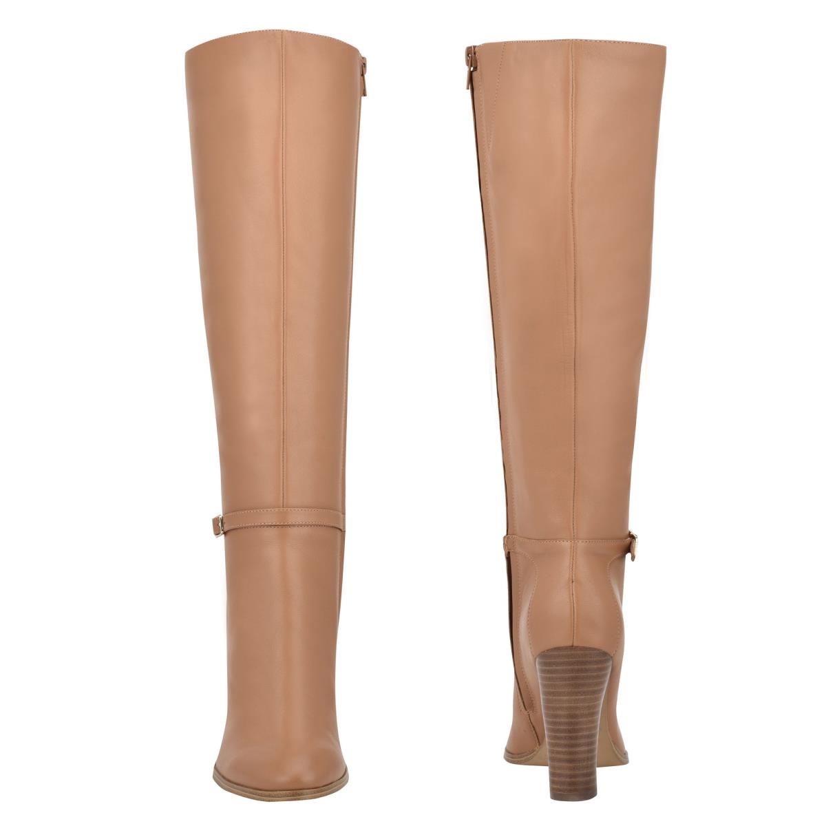 Botas de Tacon Nine West Kimy Beige | 1420LVERX