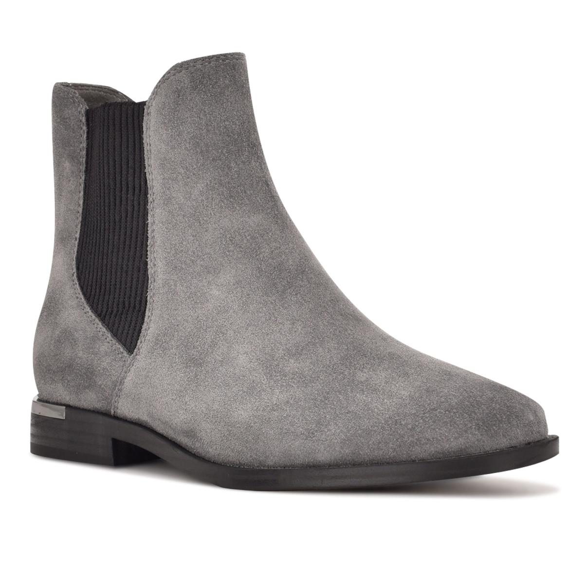 Botines Nine West Agate Chelsea Gris | 4325RFAJD