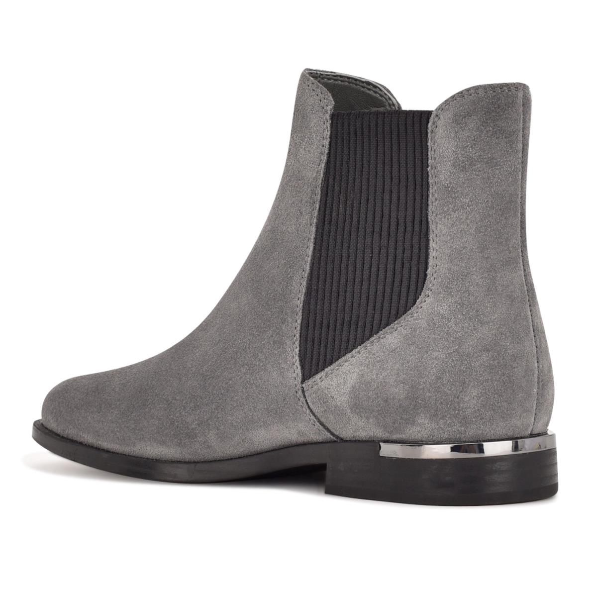 Botines Nine West Agate Chelsea Gris | 4325RFAJD