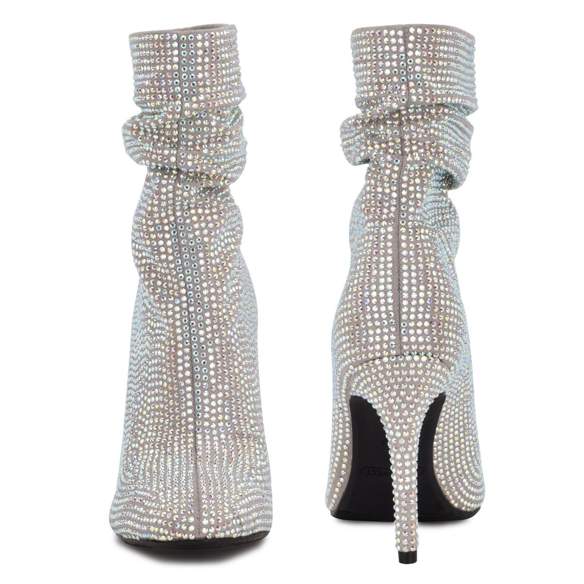 Botines Nine West Dazzle Vestido Gris | 7531VJBNY