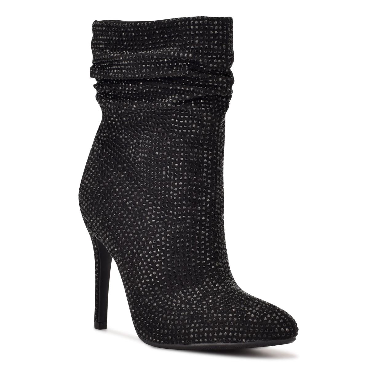 Botines Nine West Dazzle Vestido Negras | 4972YRWTS