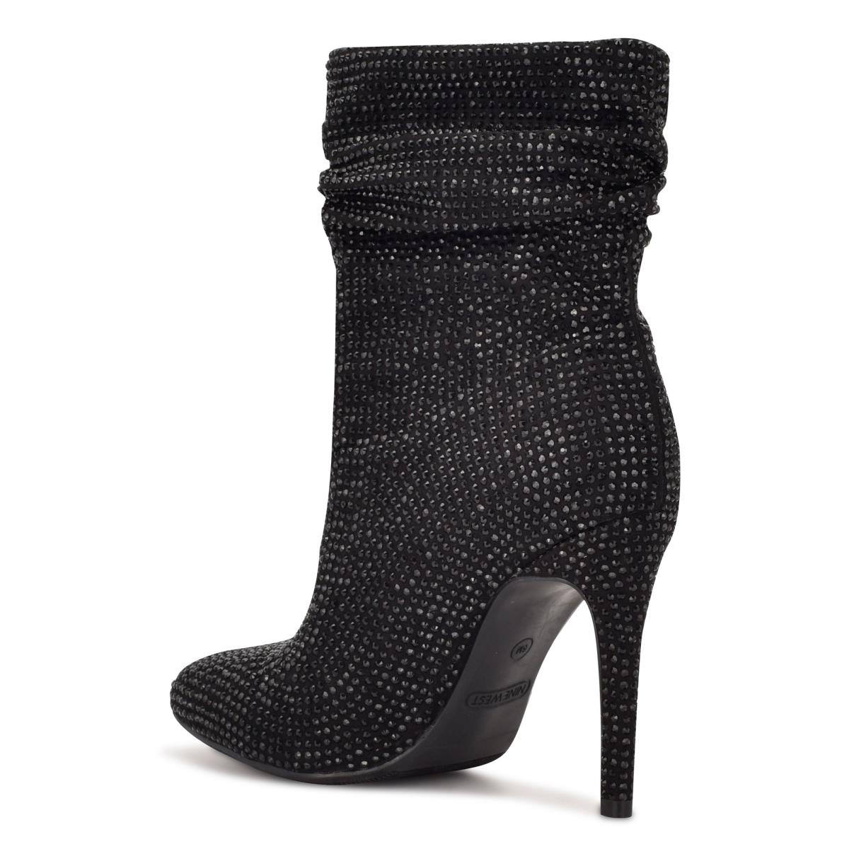 Botines Nine West Dazzle Vestido Negras | 4972YRWTS