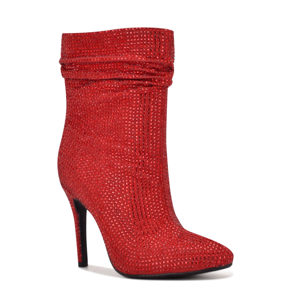 Botines Nine West Dazzle Vestido Rojas | 5497FIHBV