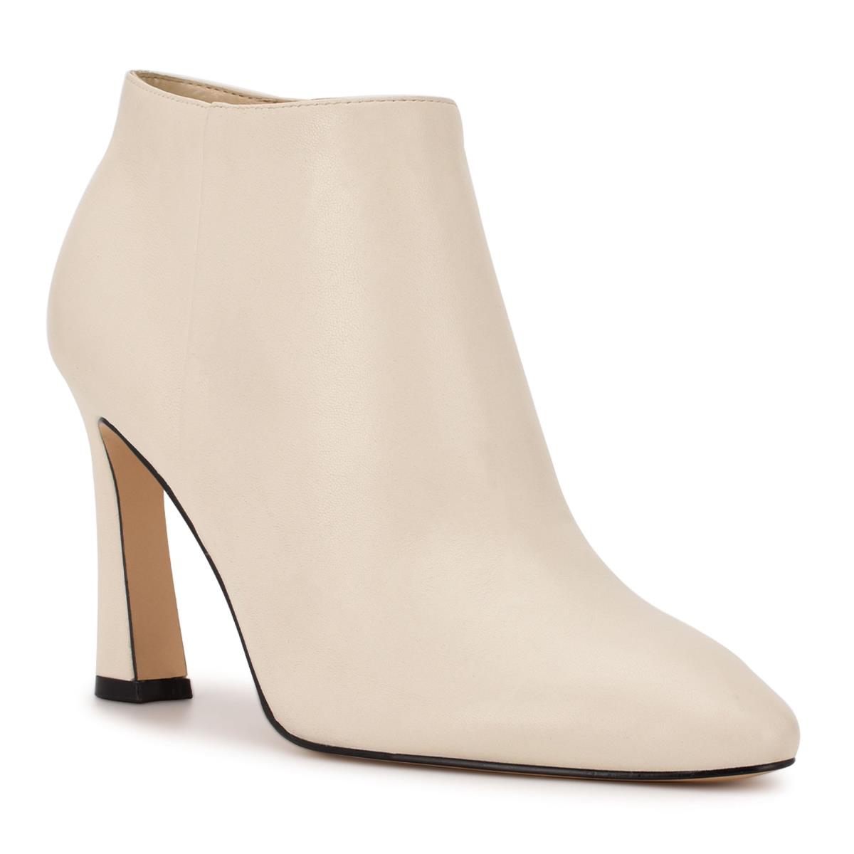 Botines Nine West Raze Vestido Creme | 7650ZTHOG